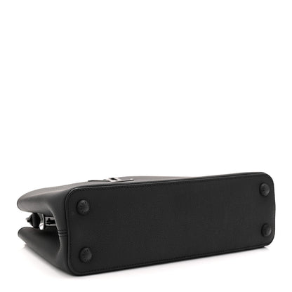 Taurillon Capucines East West MM Matte Black