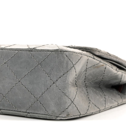 Aged Calfskin Quilted 50th Anniversary 2.55 Reissue Flap 225 Grey