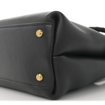 Silky Calfskin Small Ciao Ciao Black