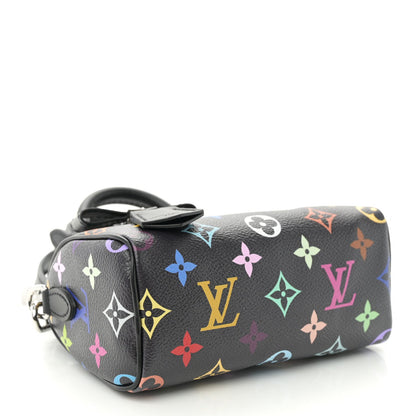 LV X TM Monogram Multicolor Nano Speedy Black