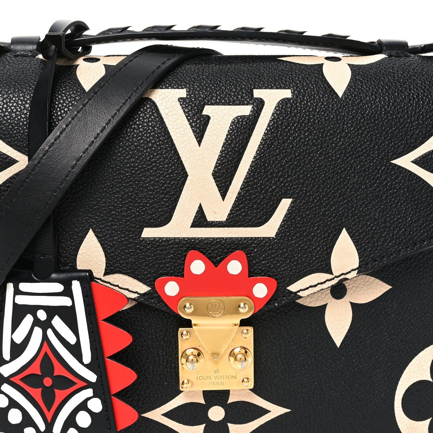 Empreinte Monogram Giant Crafty Pochette Metis Black Creme