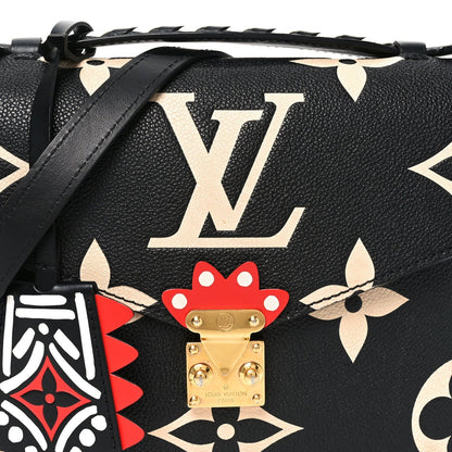 Empreinte Monogram Giant Crafty Pochette Metis Black Creme