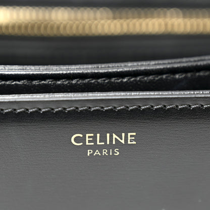 Shiny Calfskin Medium Triomphe Black