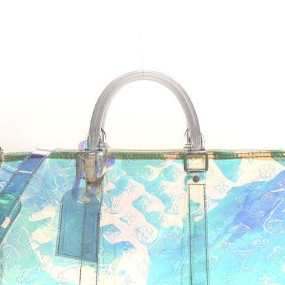 PVC Monogram Keepall Bandouliere 50 Iridescent Prism