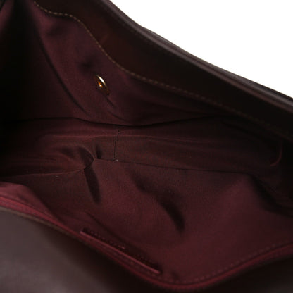 Calfskin Stitched Small Paris in Rome Messenger Brown