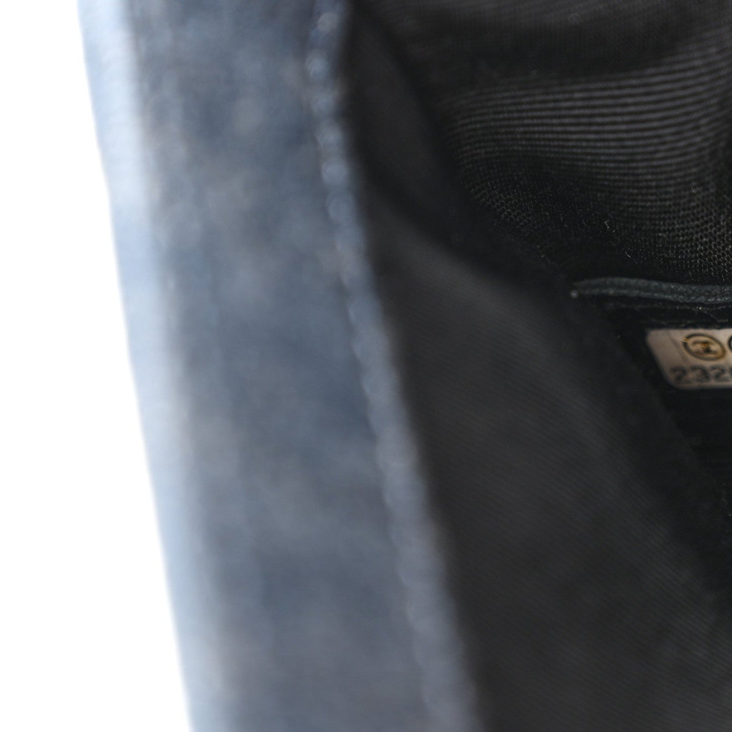 Denim Embossed Small Boy Flap Blue