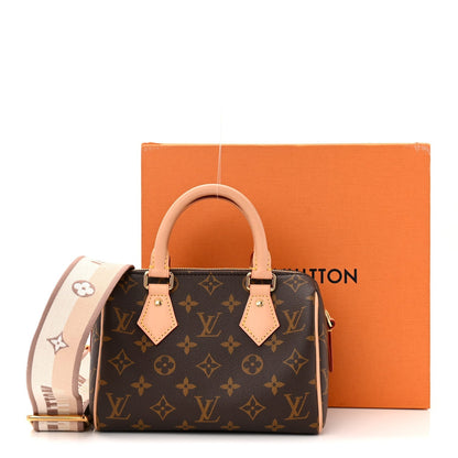 Monogram Speedy Bandouliere 20 Beige