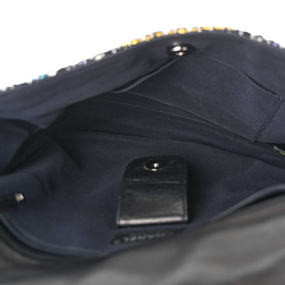 Tweed Small Messenger Flap Navy