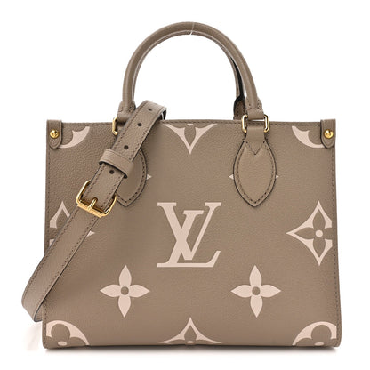 Empreinte Monogram Giant Onthego PM Tourterelle Creme