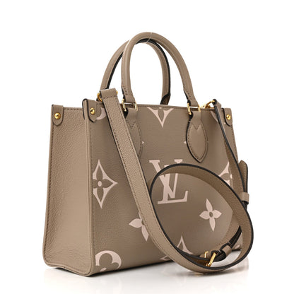 Empreinte Monogram Giant Onthego PM Tourterelle Creme