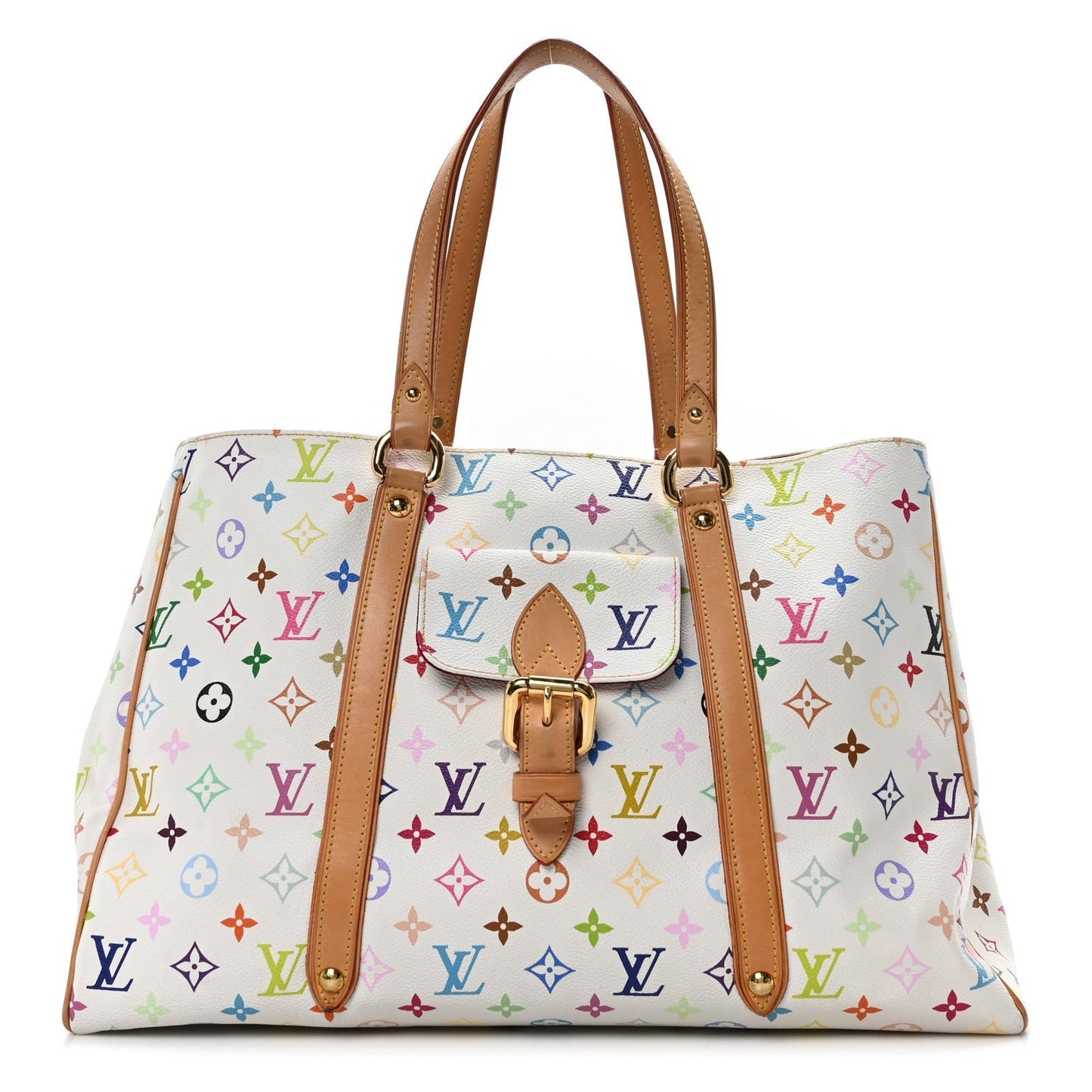 Monogram Multicolor Aurelia GM White