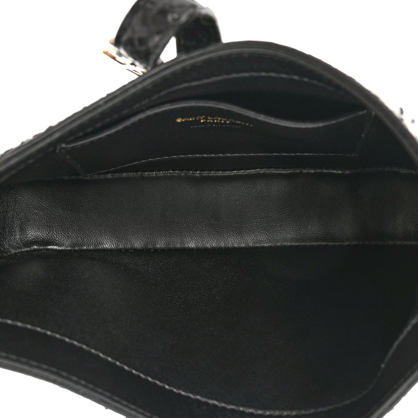 Snakeskin Le 5 A 7 Mini Hobo Black