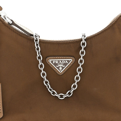 Nylon Re-Edition 2005 Shoulder Bag Cacao