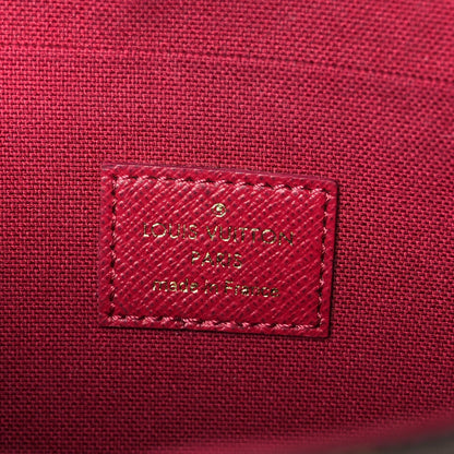 Monogram Pochette Felicie Chain Wallet Fuchsia