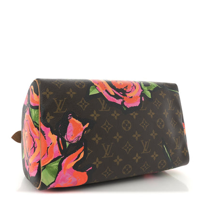 Monogram Roses Speedy 30