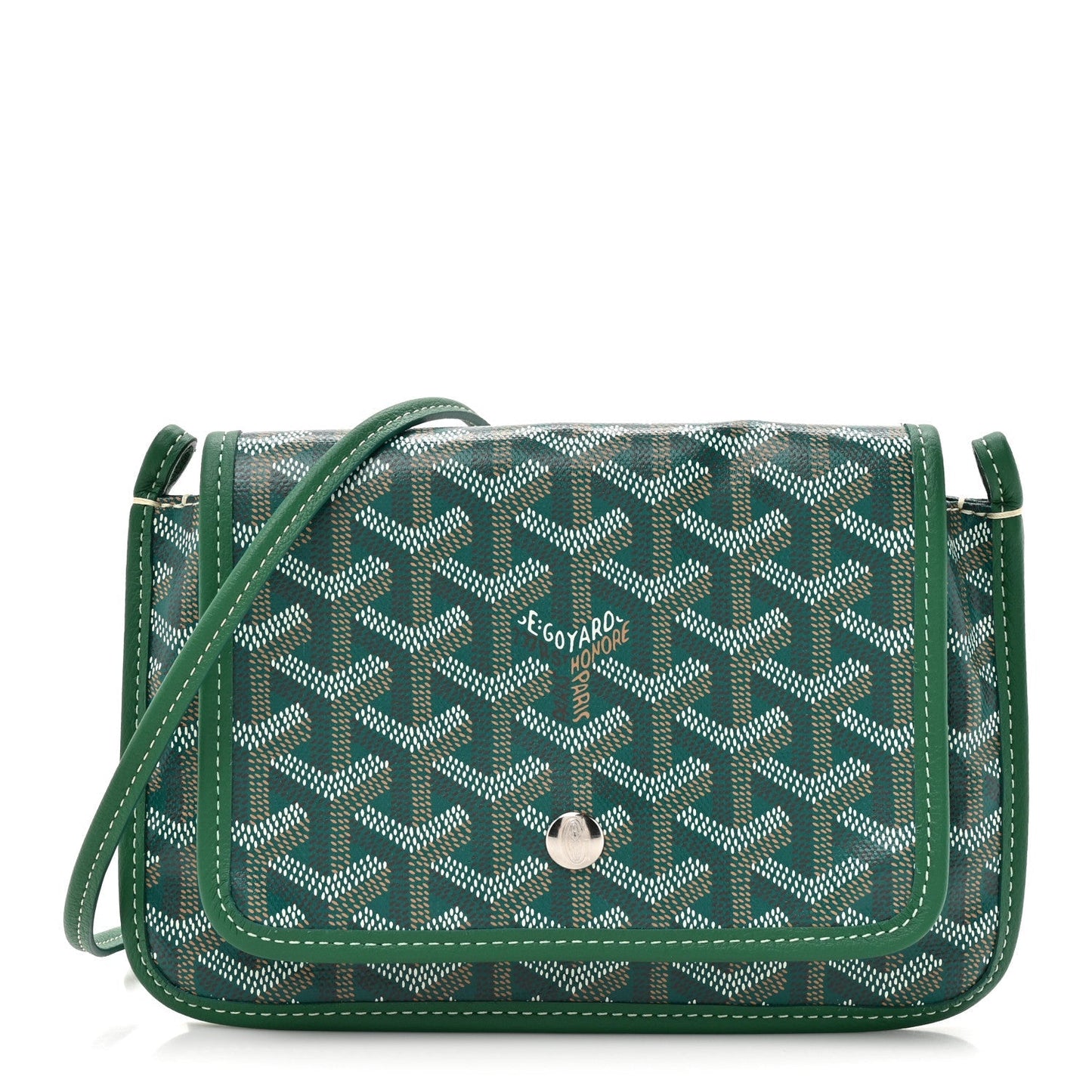 Goyardine Plumet Wallet Clutch Green