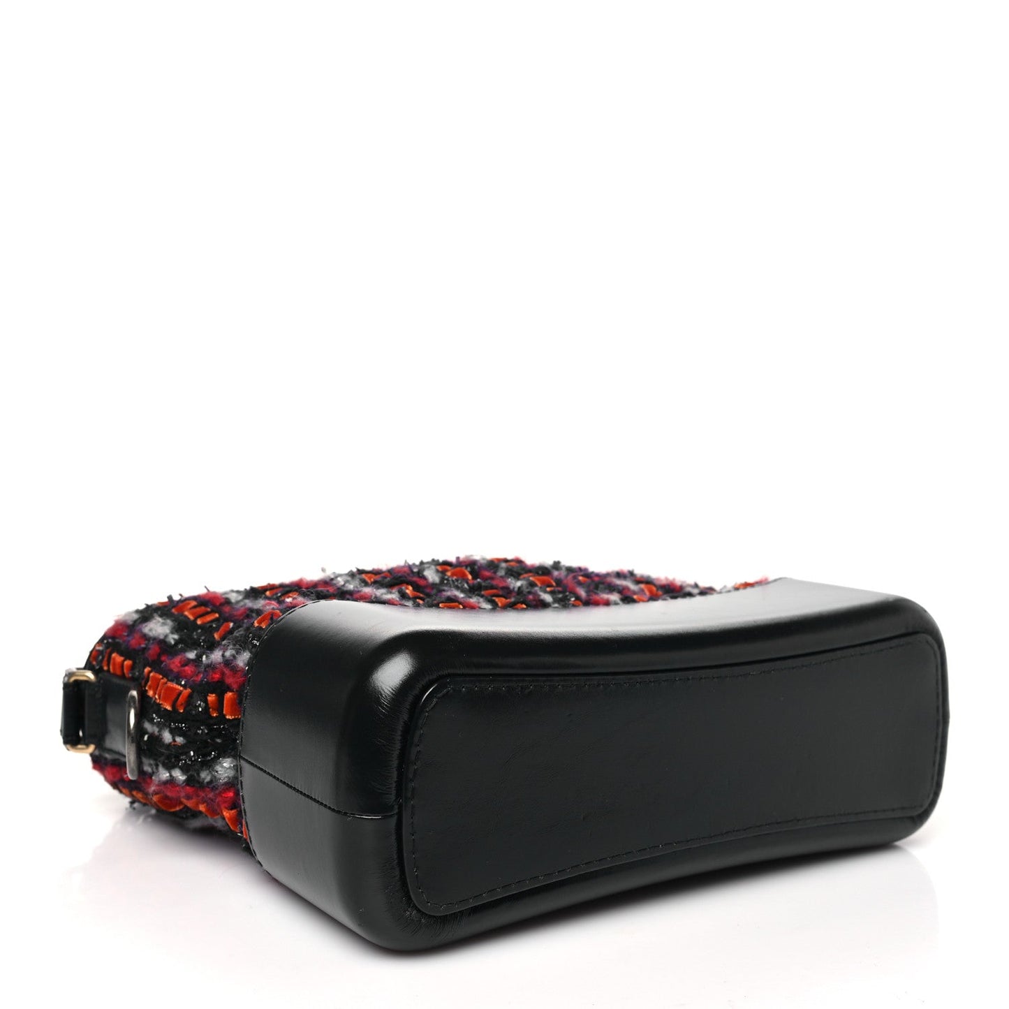 Tweed Calfskin Medium Gabrielle Hobo Black Red Blue