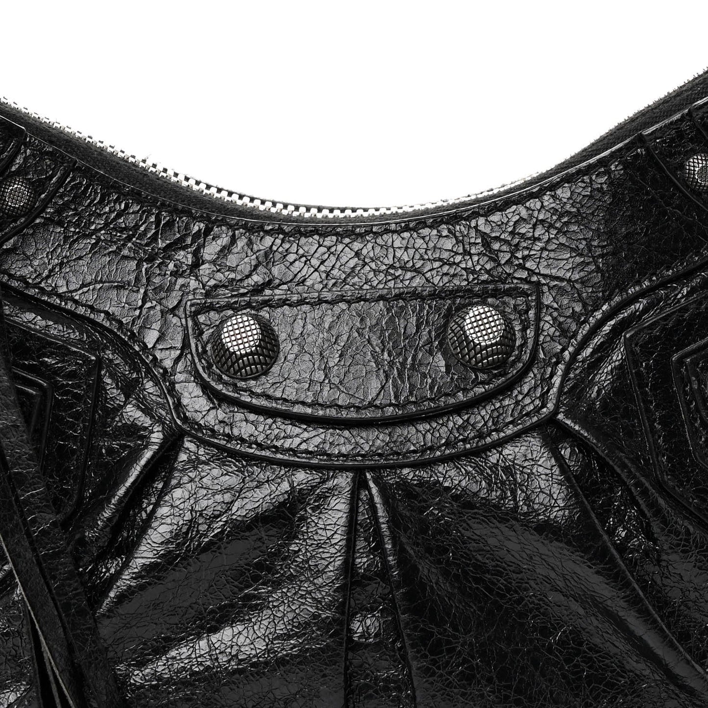 Agneau Arena Le Cagole Shoulder Bag XS Black