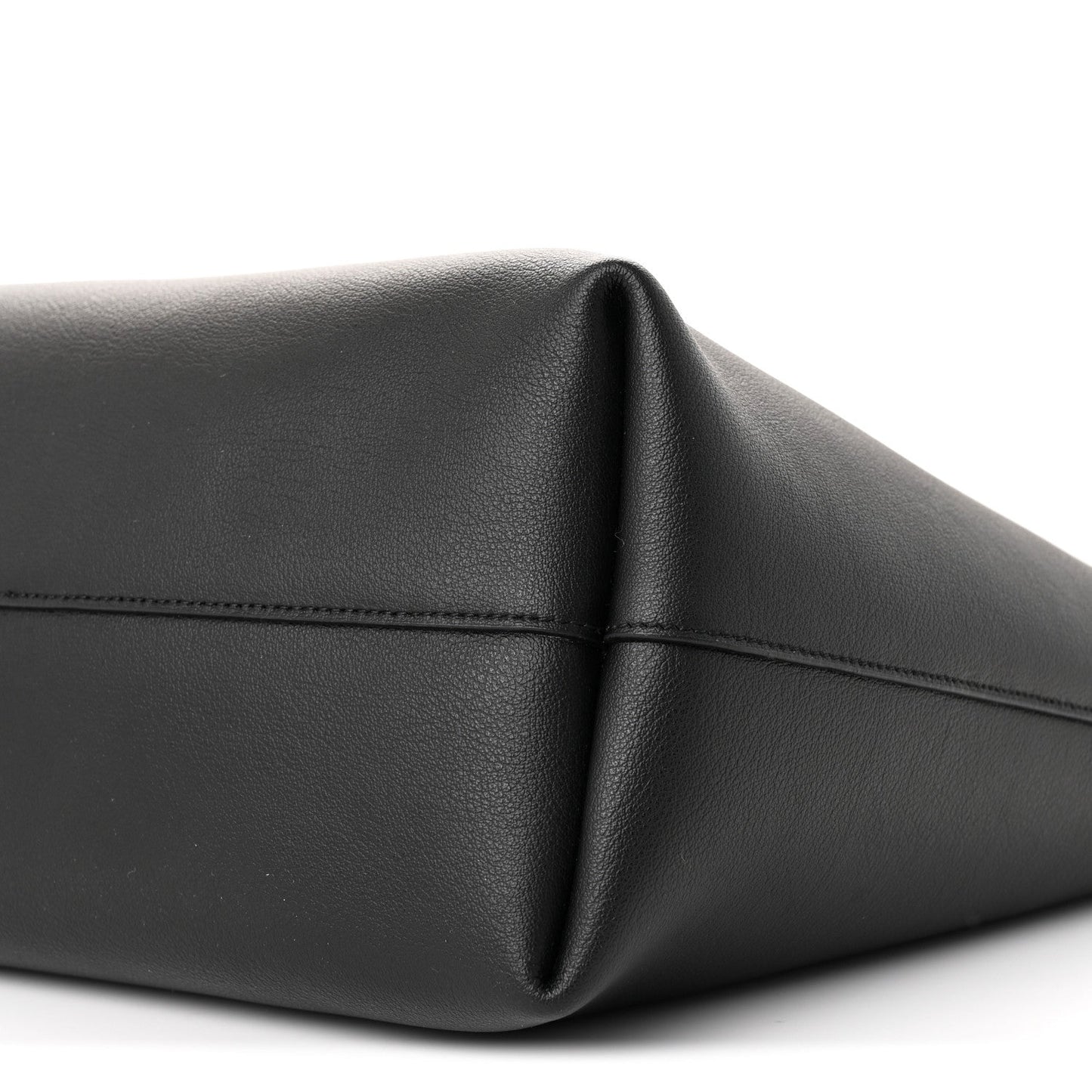 Calfskin Large Shopping Tote Black