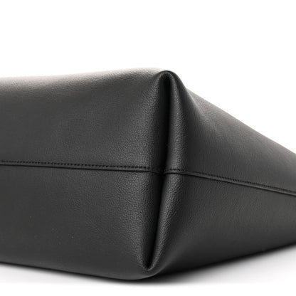 Calfskin Large Shopping Tote Black