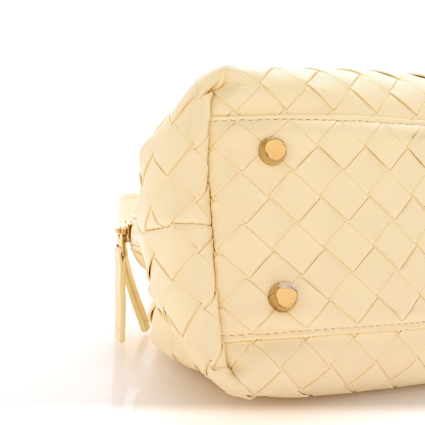 Nappa Intrecciato Mini Bauletto Camomile