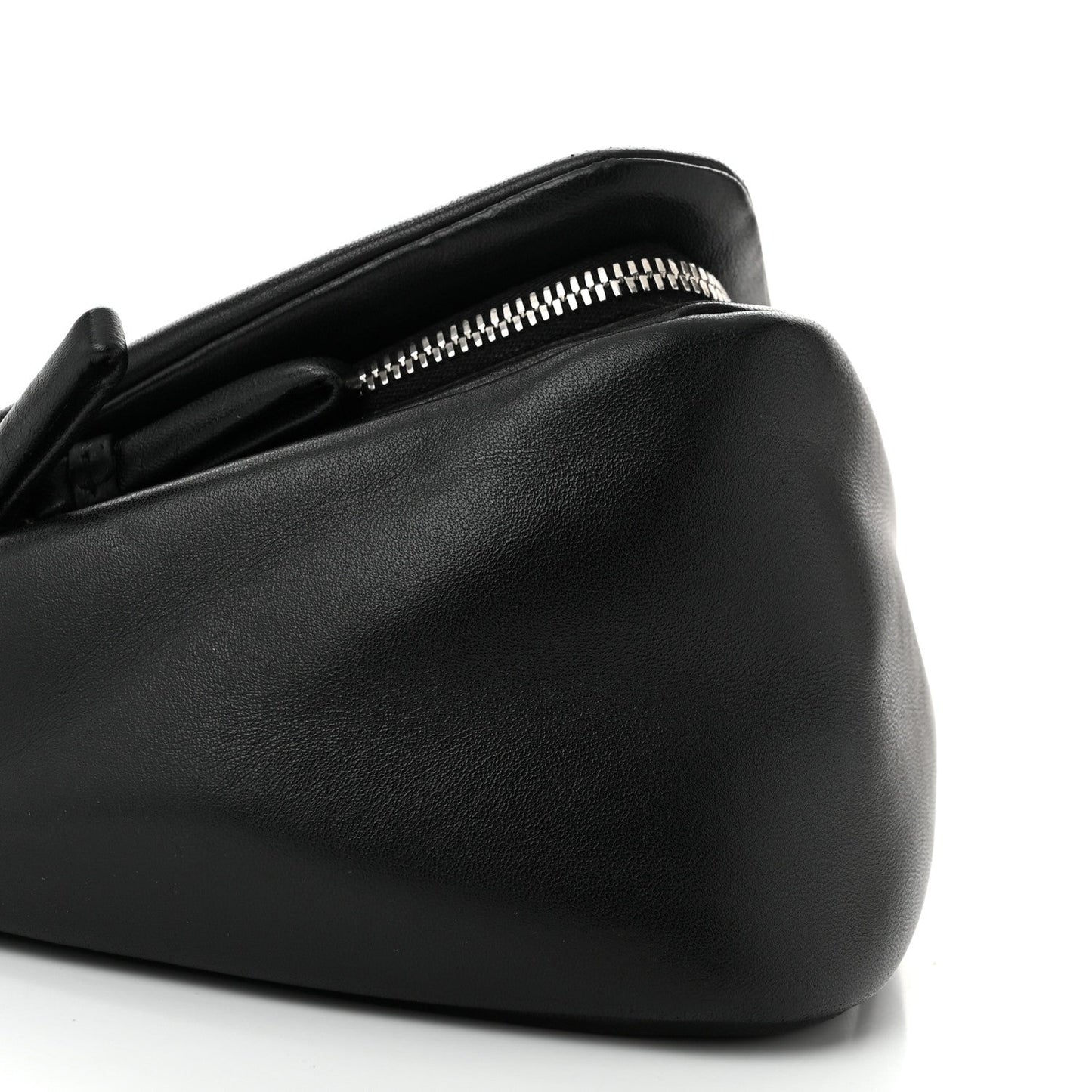 Nappa Padded Signaux Triangle Crossbody Black