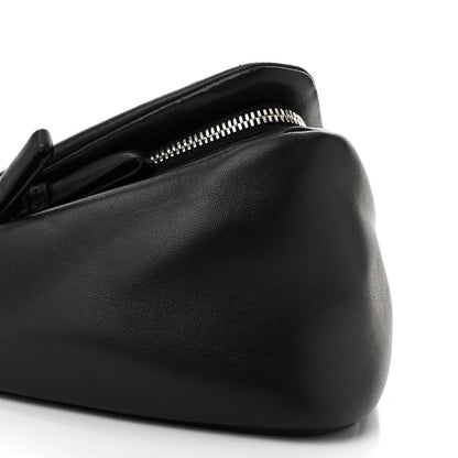 Nappa Padded Signaux Triangle Crossbody Black