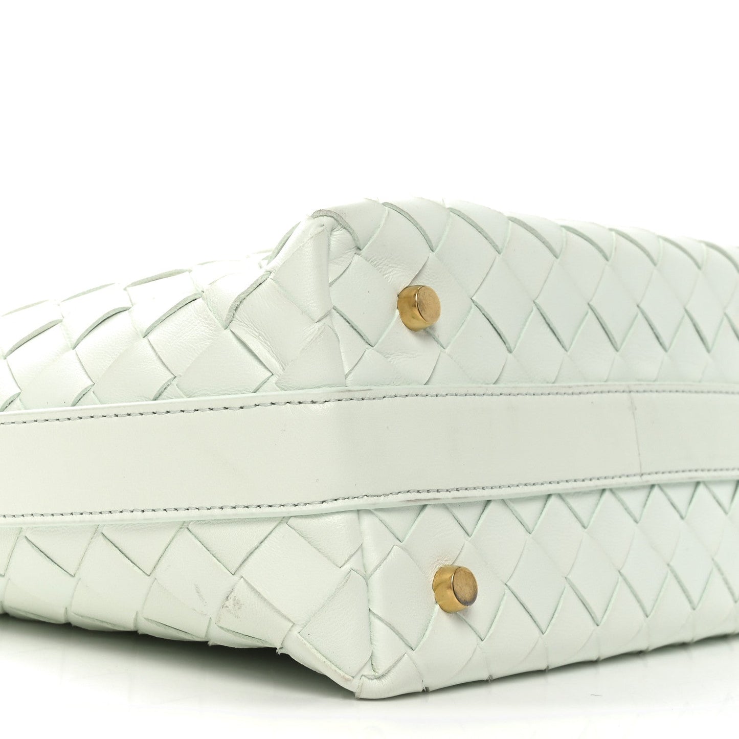 Calfskin Nappa Intrecciato Mini Wallace Glacier Muse