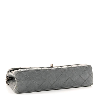 Aged Calfskin Quilted 50th Anniversary 2.55 Reissue Flap 225 Grey