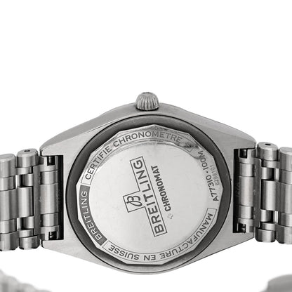 Stainless Steel 32mm Chronomat Quartz Watch White A77310101A2A1