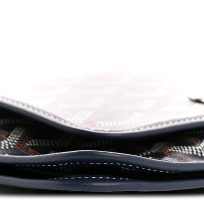 Goyardine Plumet Wallet Clutch Navy