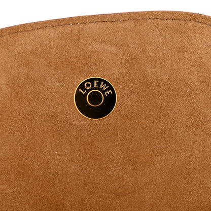 Grained Calfskin Mini Gate Dual Bag Light Ghost