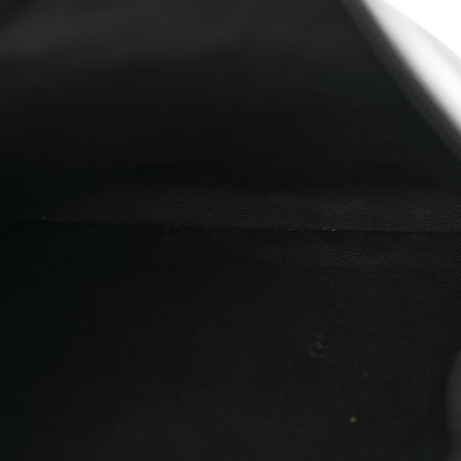 Sakai Be Green Calfskin Diagonal Stitched Medium Blondie Tote Black