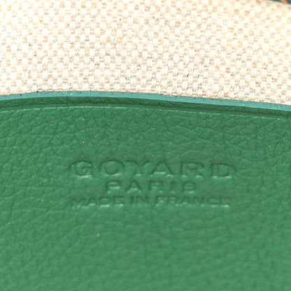 Goyardine Plumet Wallet Clutch Green