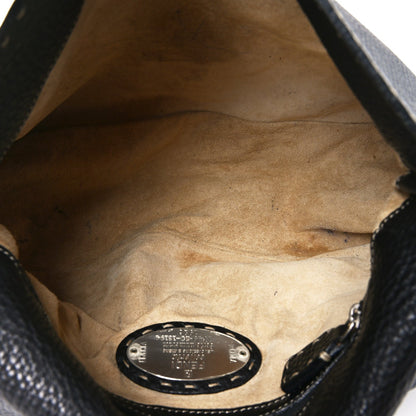 Calfskin Romano Selleria Forever Mama Baguette Black