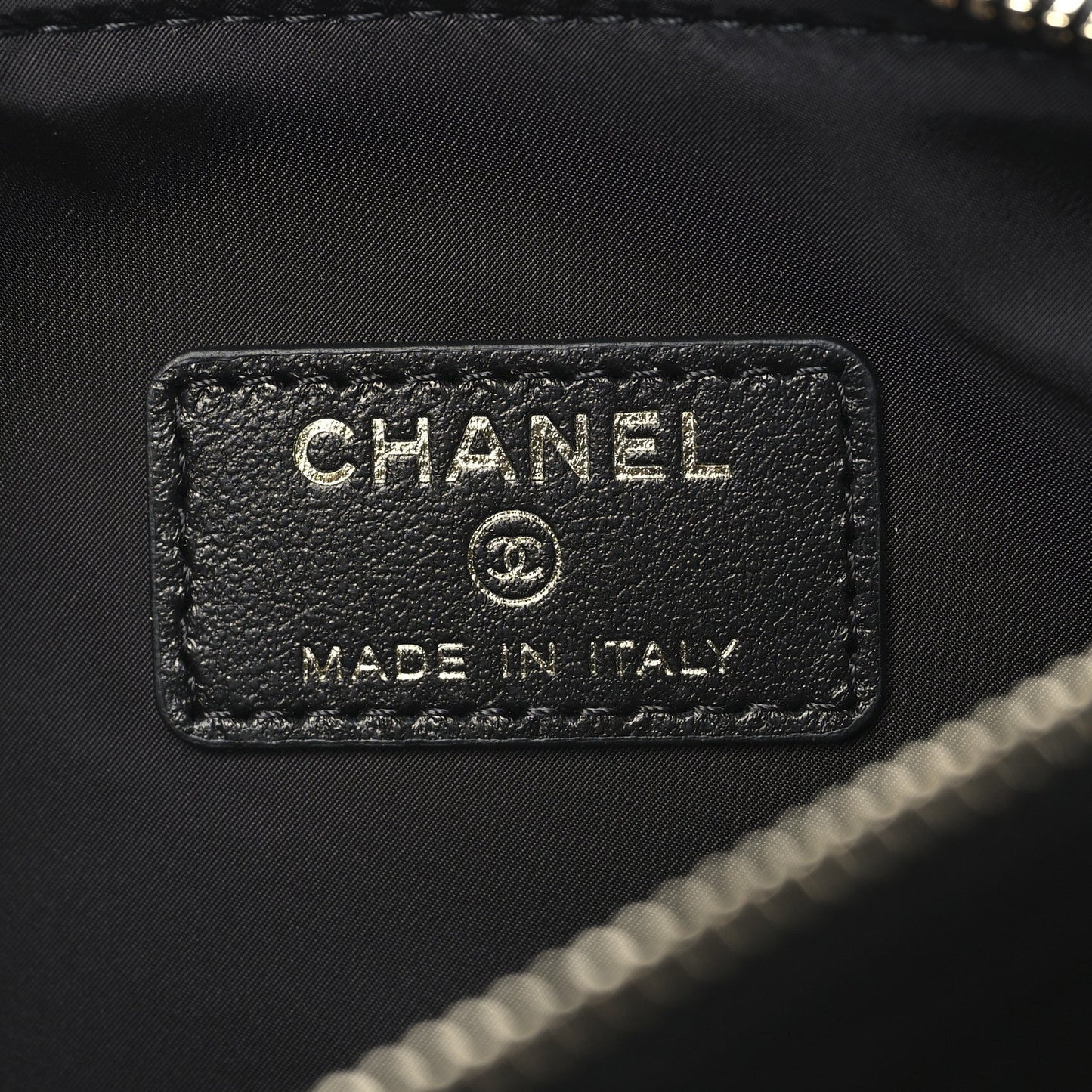 Velvet Effect Nylon Shiny Crumpled Calfskin Quilted Chanel 25 Clutch With Chain Black