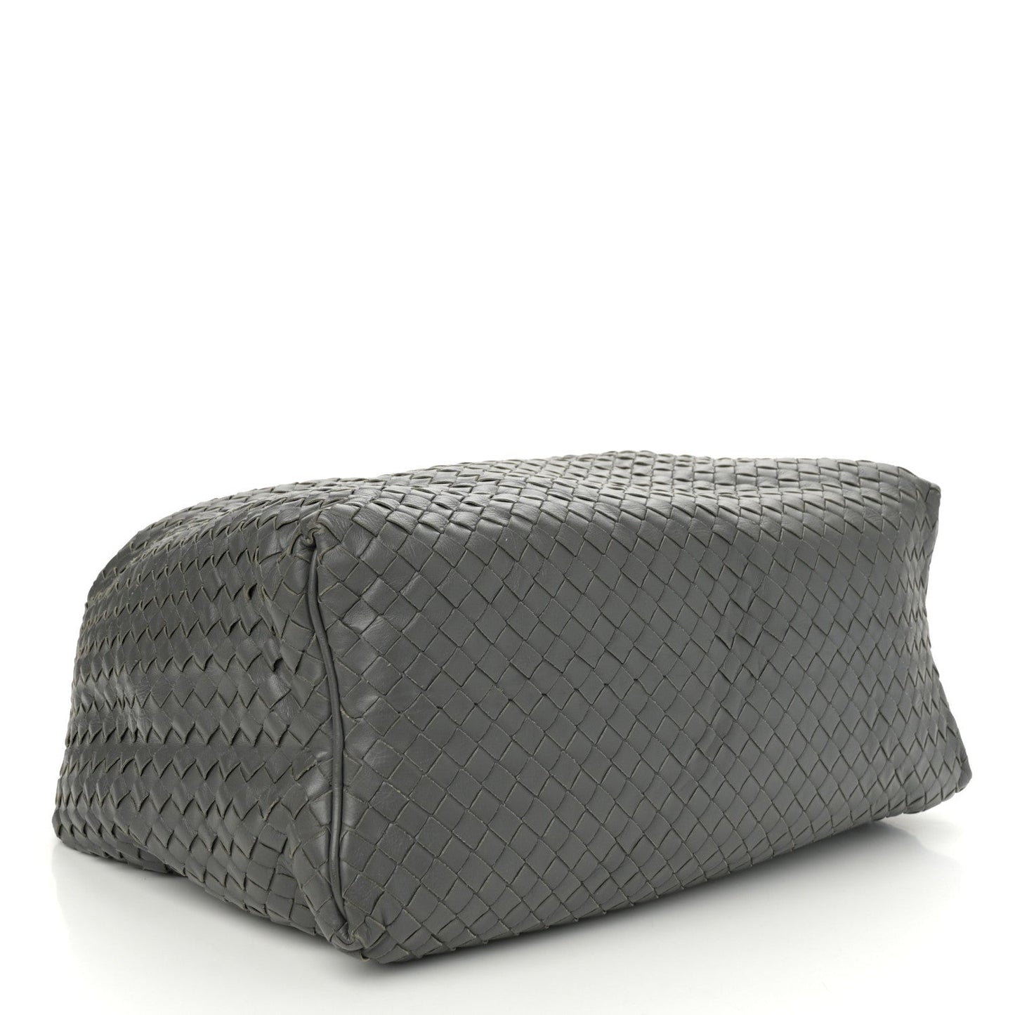 Nappa Intrecciato Sloane Hobo Ferro Gray