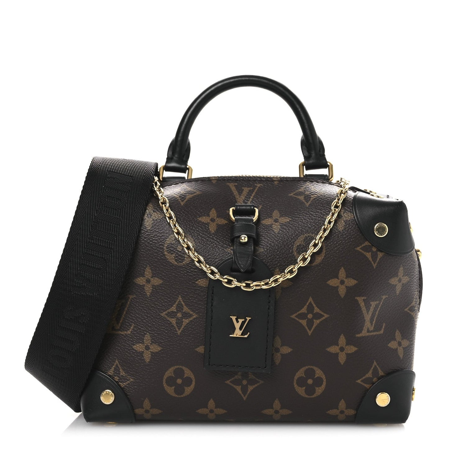 Monogram Petite Malle Souple Black