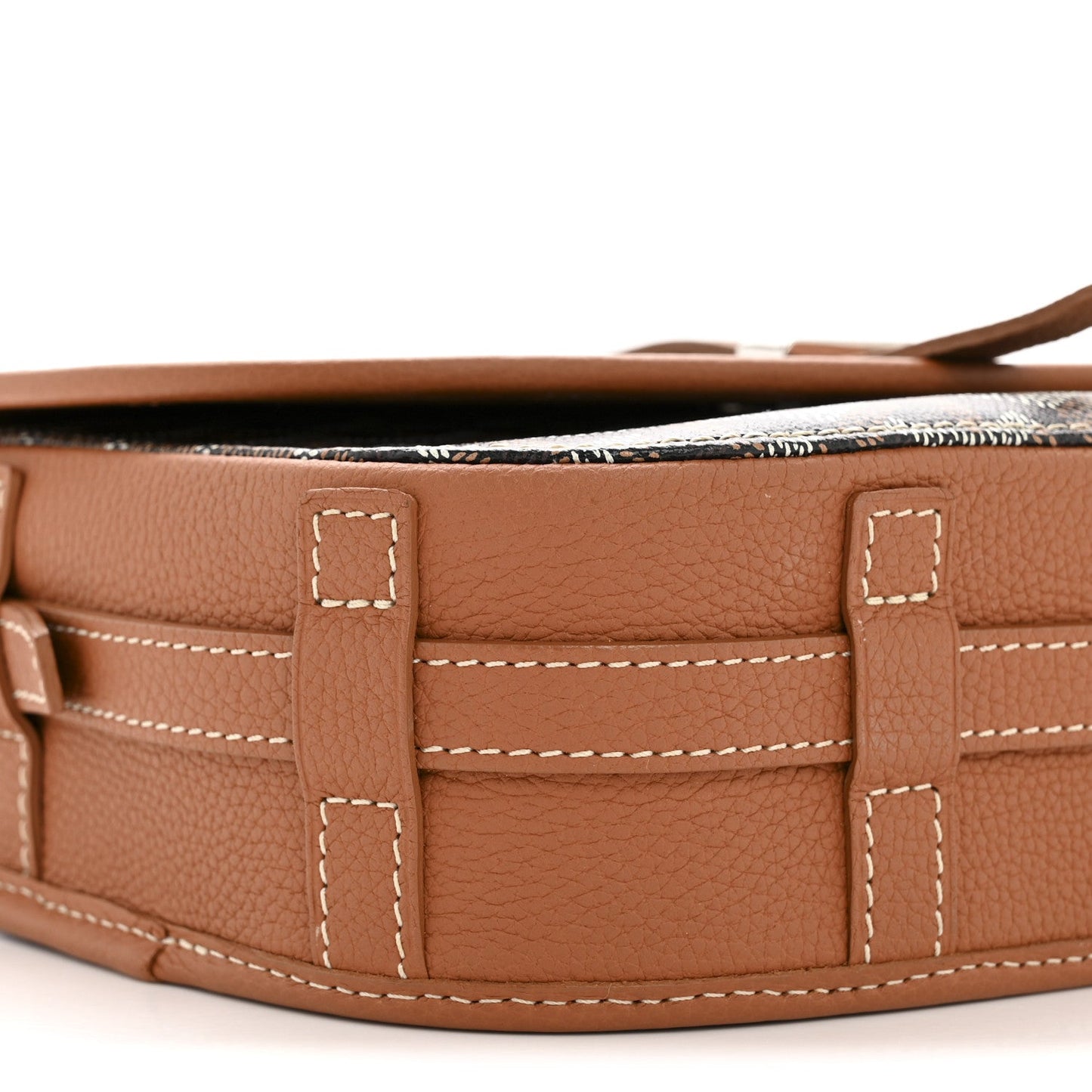 Goyardine Belvedere II PM Messenger Bag Black Gold