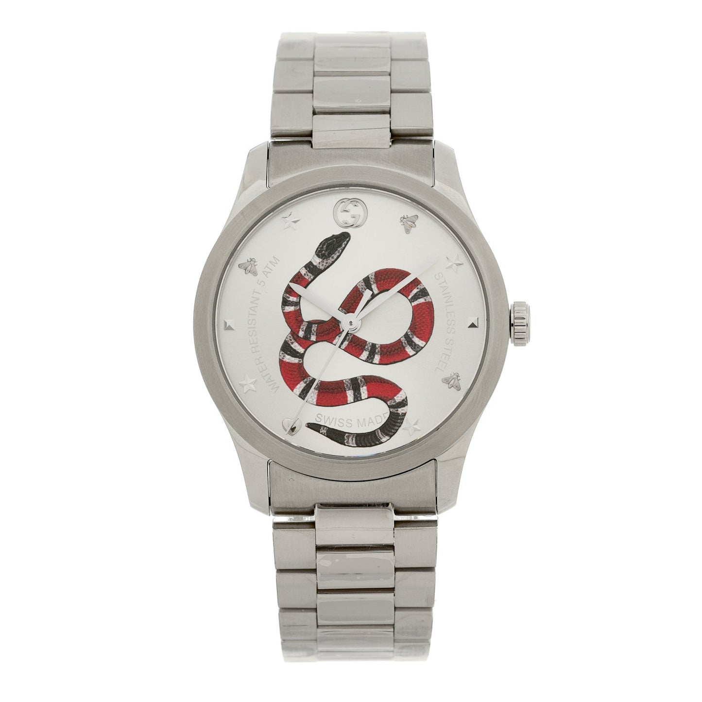Stainless Steel 38mm G-Timeless Snake Quartz Watch