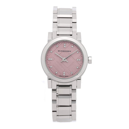 Stainless Steel Diamond 26mm Quartz Watch Pink BU9223