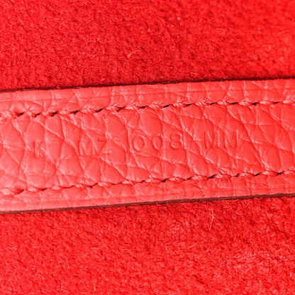 Taurillon Clemence Picotin Lock 22 MM Rouge de Coeur