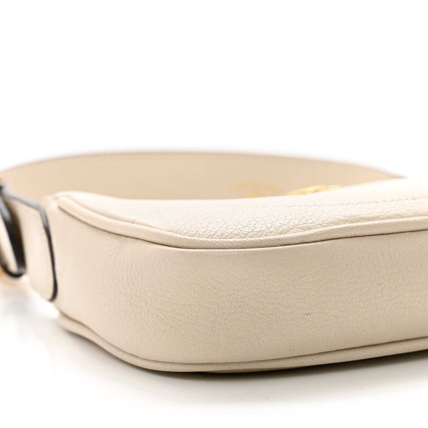 Goatskin Mini Aphrodite Shoulder Bag Mystic White