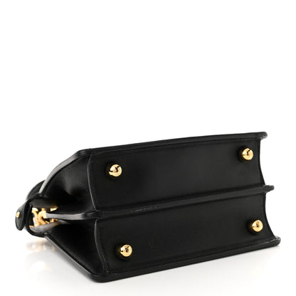 Shiny Nappa Petite Peekaboo I SEE U Satchel Black