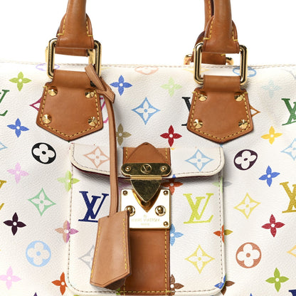 Monogram Multicolor Speedy 30 White