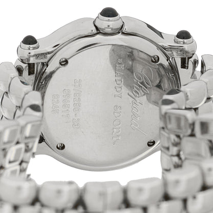 Stainless Steel Diamond Pink Mother of Pearl 26mm Happy Sport Moon Star Quartz Watch