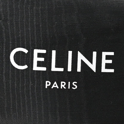 Canvas Calfskin Triomphe Mini Besace Tan