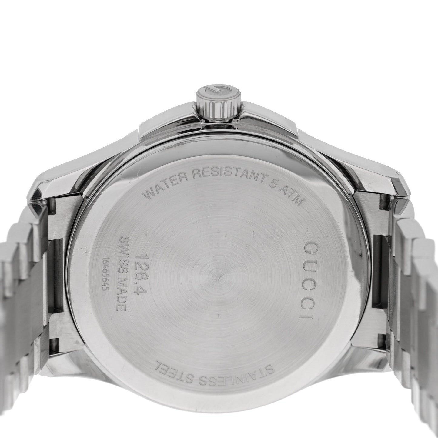 Stainless Steel 38mm G-Timeless Diamante Quartz Watch Grey