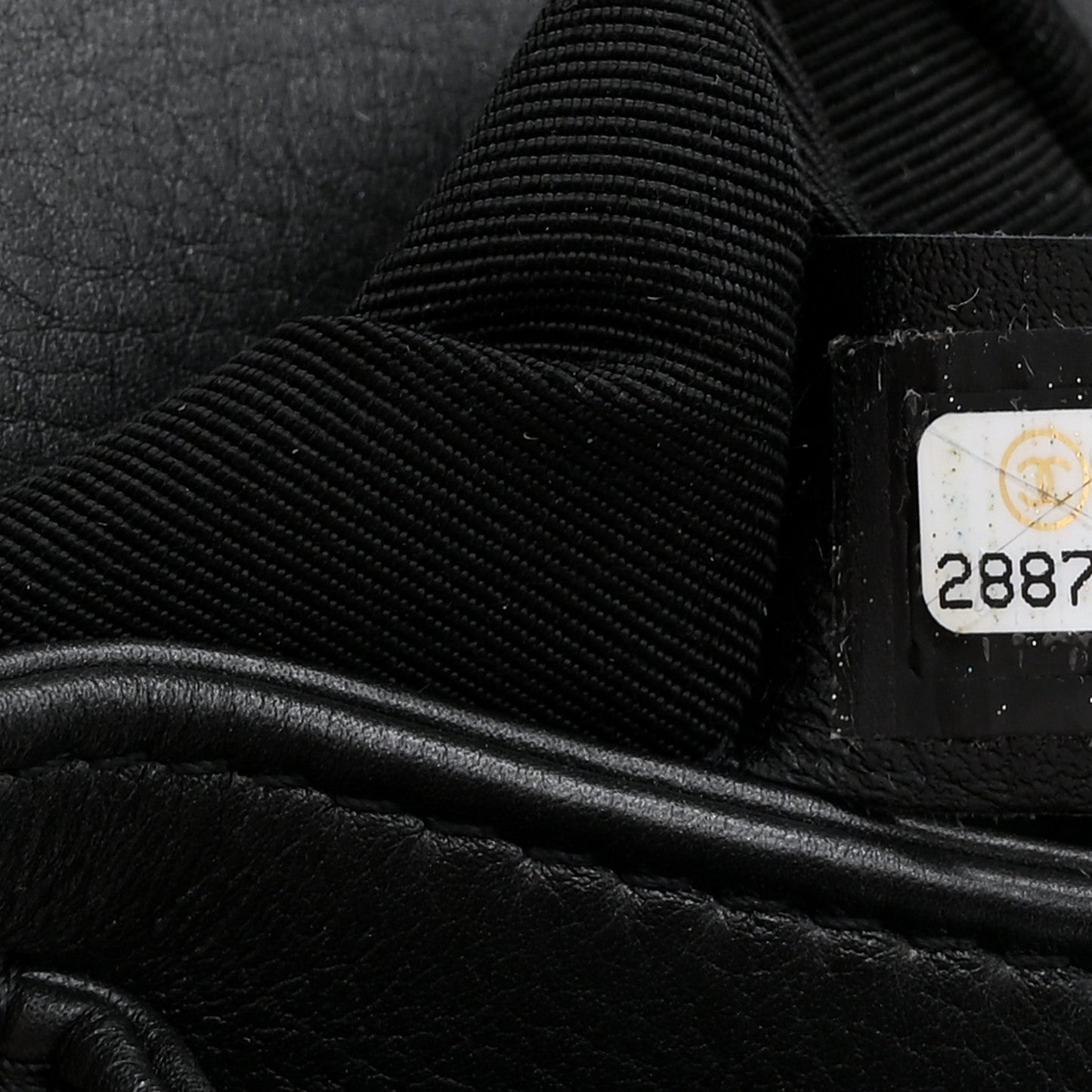 Calfskin Quilted Top Handle Flap Black