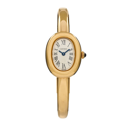 18K Yellow Gold 19mm Baignoire Quartz Watch